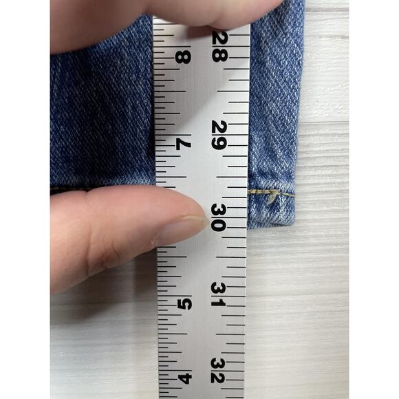 Old Navy Jeans Womens 12 Blue Mid Rise Wow Boyfriend Stretch Denim Classic - Picture 6 of 10